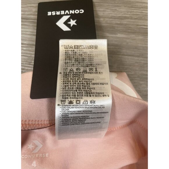 Converse Leggings Girls Size 4 XS 3 - 4 Years old Pink w/ Logo Lettering  NEW - Picture 8 of 12